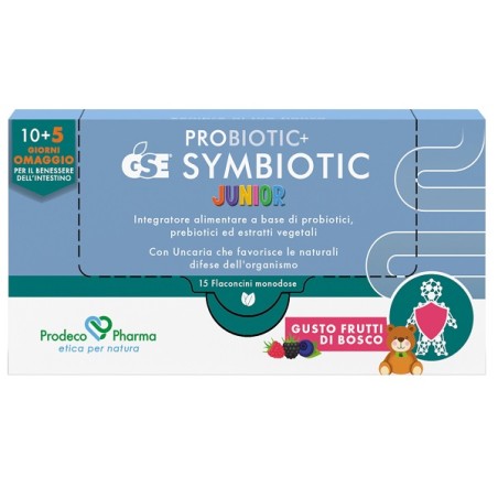 Prodeco Pharma Probiotic+ Gse Symbiotic Junior 15 Flaconcini Prodeco Pharma Probiotic+ Gse Symbiotic Junior 15 Flaconcini