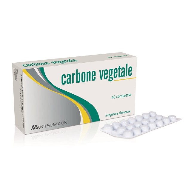 Montefarmaco Carbone Vegetale 40 Compresse Montefarmaco Carbone Vegetale 40 Compresse
