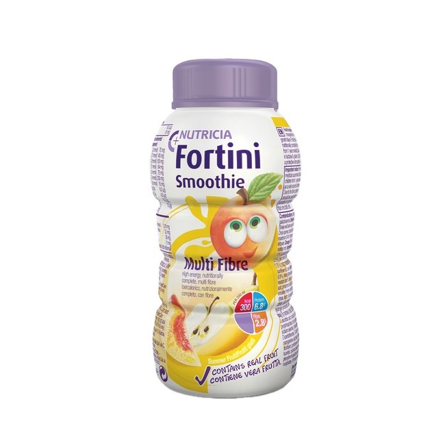 Danone Fortini Smoothie Multi Fibre Gusto Frutti Gialli 200 Ml