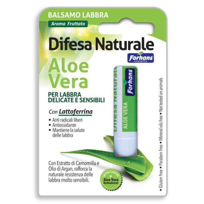 Uragme Forhans Balsamo Labbra Difesa Naturale Aloe Vera Uragme Forhans Balsamo Labbra Difesa Naturale Aloe Vera