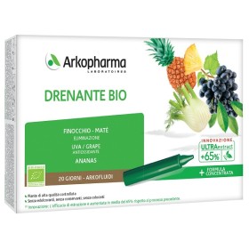 Arkopharma Arkofluidi Drenante Bio 20 Fiale