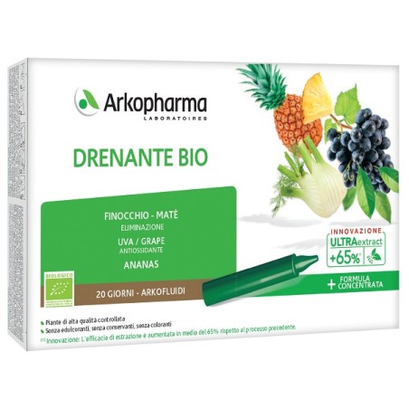 Arkopharma Arkofluidi Drenante Bio 20 Fiale Arkopharma Arkofluidi Drenante Bio 20 Fiale
