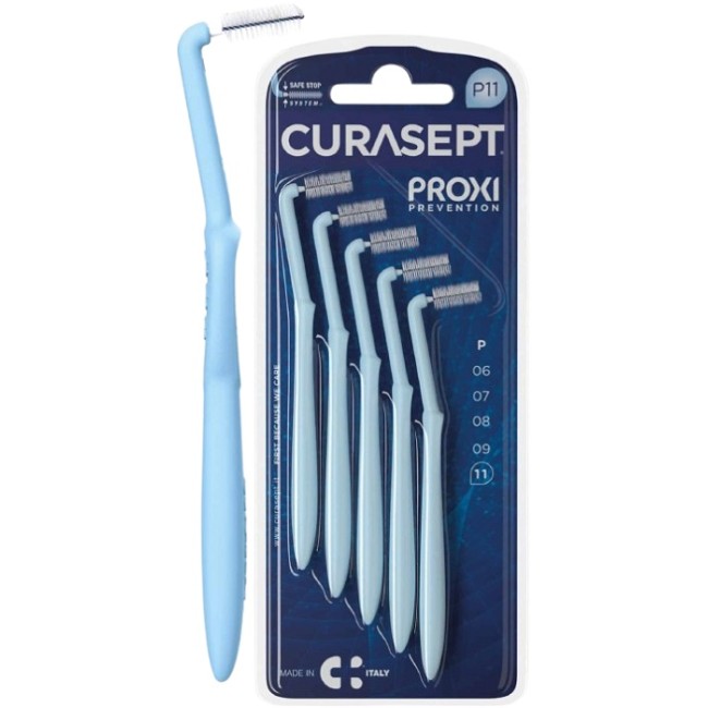 Curasept Proxi Angle P11 Azzurro/light Blue 5 Pezzi Curasept Proxi Angle P11 Azzurro/light Blue 5 Pezzi