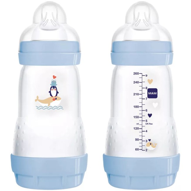 Mam Baby Mam Biberon Easy Start 260 Ml 2+ Tettarella 2 Maschio