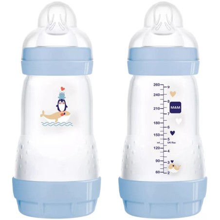 Mam Baby Mam Biberon Easy Start 260 Ml 2+ Tettarella 2 Maschio