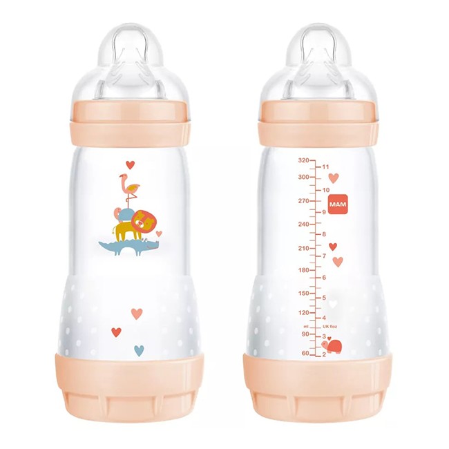 Mam Baby Mam Biberon Easy Start 320 Ml 4+ Tettarella 3 Femmina Mam Baby Mam Biberon Easy Start 320 Ml 4+ Tettarella 3 Femmina