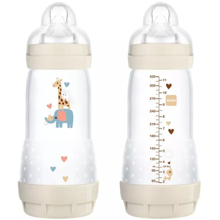 Mam Baby Mam Biberon Easy Start 320 Ml 4+ Tettarella 3 Neutro Mam Baby Mam Biberon Easy Start 320 Ml 4+ Tettarella 3 Neutro