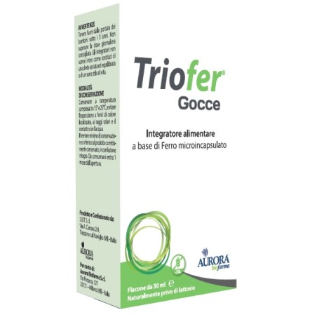 Aurora Biofarma Triofer Gocce 30 Ml Aurora Biofarma Triofer Gocce 30 Ml