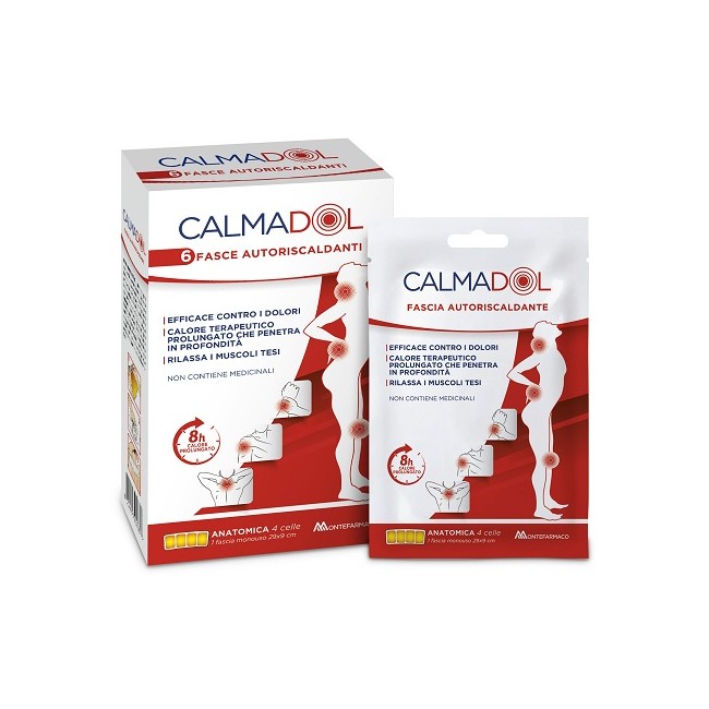 Montefarmaco Calmadol Fascia Riscaldante Pack 6 Pezzi