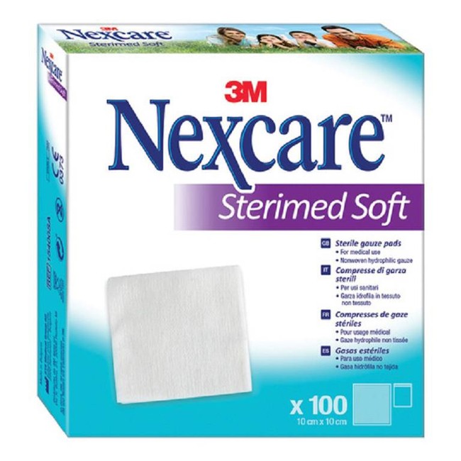 3m Garza Compressa Sterimed Soft In Tessuto Non Tessuto Sterile 10x10cm 100 Pezzi Multilingual 3m Garza Compressa Sterimed Soft In Tessuto Non Tessuto Sterile 10x10cm 100 Pezzi Multilingual