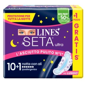 Fater Lines Seta Ultra Assorbenti Notte Cp 10+1 Pezzi