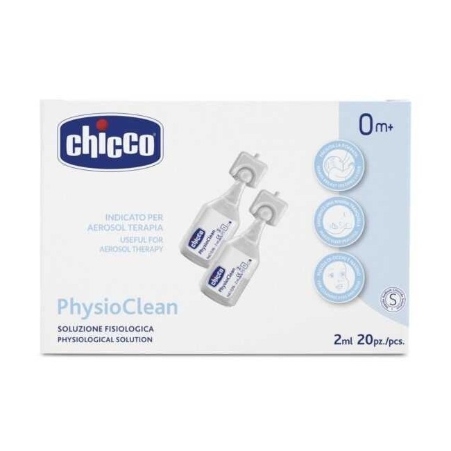 Chicco Soluzione Salina Isotonica Physioclean 20 Pezzi Da 2 Ml Chicco Soluzione Salina Isotonica Physioclean 20 Pezzi Da 2 Ml