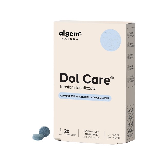 Algem Natura Dol Care 20 Compresse Masticabili Orosolubili Algem Natura Dol Care 20 Compresse Masticabili Orosolubili