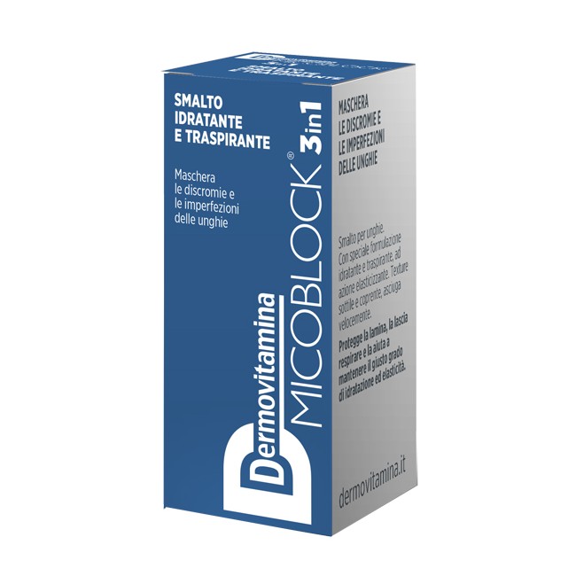 Pasquali Dermovitamina Micoblock 3 In 1 Smalto Idratante E Traspirante Blu 5 Ml Pasquali Dermovitamina Micoblock 3 In 1 Smalto Idratante E Traspirante Blu 5 Ml