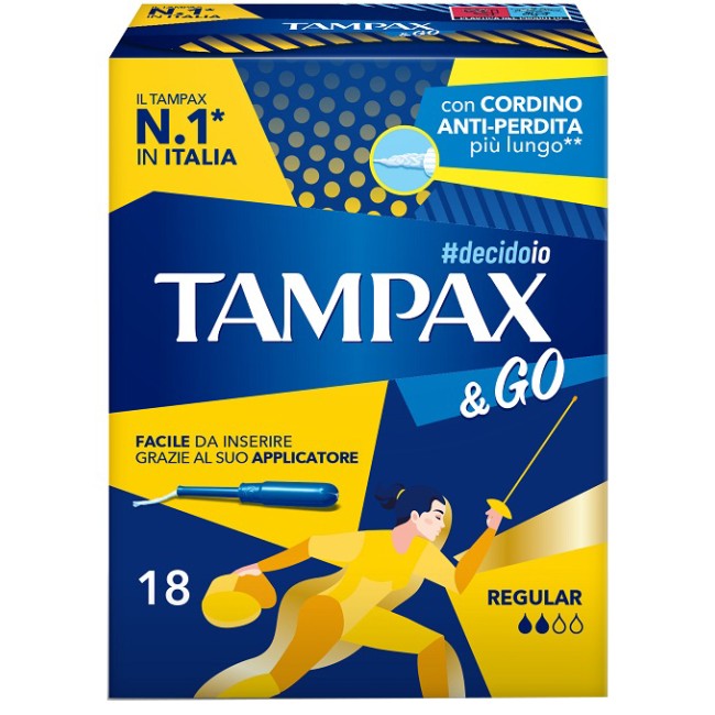 Fater Tampax &go Regular 18 Pezzi