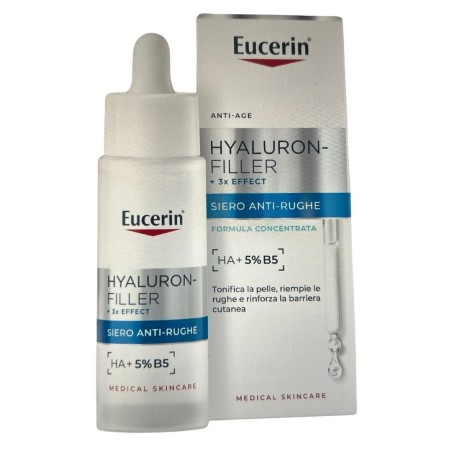 Beiersdorf Eucerin Hyaluron-filler + 3x Effect Siero Anti-rughe 30 Ml Beiersdorf Eucerin Hyaluron-filler + 3x Effect Siero Anti-rughe 30 Ml