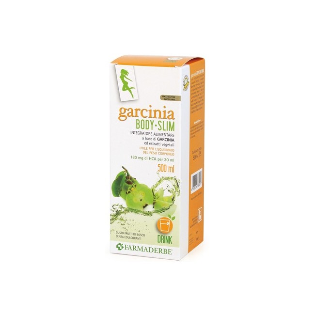 Farmaderbe Garcinia Body Slim Gusto Frutti Di Bosco 500 Ml