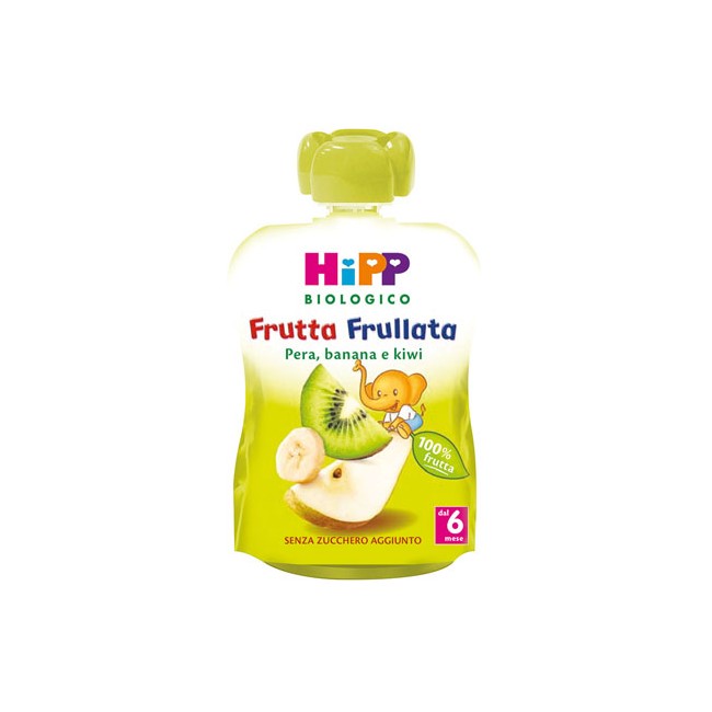 Hipp Bio Frutta Frullata Pera Banana Kiwi 90 G Hipp Bio Frutta Frullata Pera Banana Kiwi 90 G