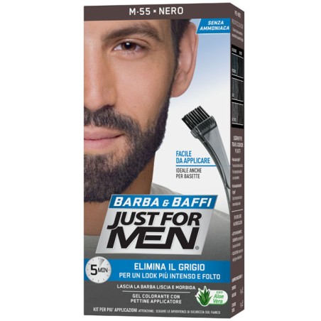 Combe Just For Men Barba & Baffi M55 Nero 51 G Combe Just For Men Barba & Baffi M55 Nero 51 G