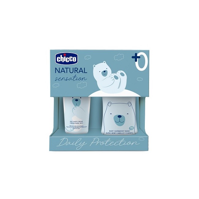 Chicco Natural Sensation Set Bagnoshampoo+pasta Lenitiva Chicco Natural Sensation Set Bagnoshampoo+pasta Lenitiva