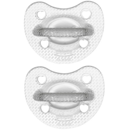 Chicco Gommotto Silicone Crystal 2-6 Mesi 2 Pezzi Chicco Gommotto Silicone Crystal 2-6 Mesi 2 Pezzi