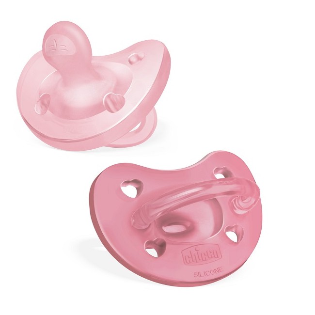 Chicco Gommotto Silicone Rosa 6-16 Mesi 2 Pezzi