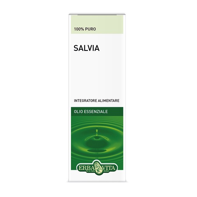 Erba Vita Salvia Olio Essenziale 10 Ml Erba Vita Salvia Olio Essenziale 10 Ml