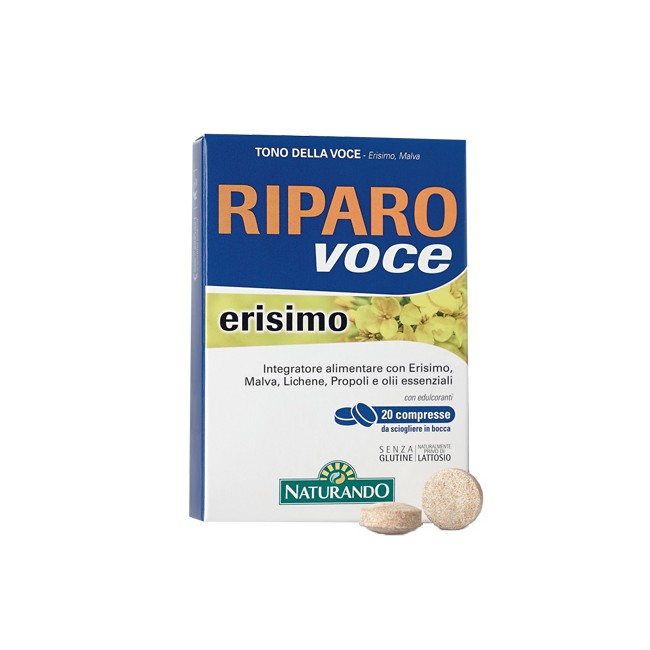 Naturando Riparo Voce Erisimo 20 Compresse Naturando Riparo Voce Erisimo 20 Compresse
