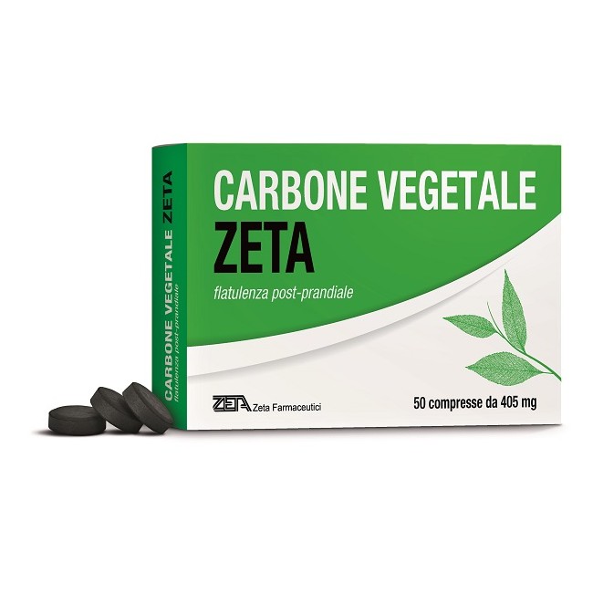 Zeta Farmaceutici Carbone Vegetale 50 Compresse Da 405 Mg Zeta Farmaceutici Carbone Vegetale 50 Compresse Da 405 Mg