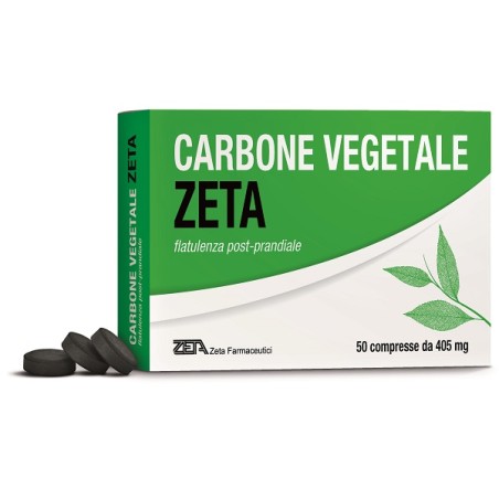 Zeta Farmaceutici Carbone Vegetale 50 Compresse Da 405 Mg Zeta Farmaceutici Carbone Vegetale 50 Compresse Da 405 Mg