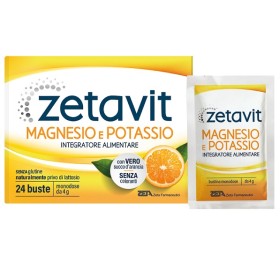 Zeta Farmaceutici Zetavit Magnesio Potassio Senza Zucchero 24 Bustine Da 6 G