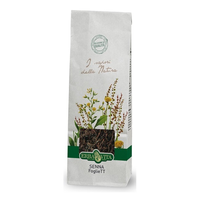 Erba Vita Senna Foglie Taglio Tisana 100g Erba Vita Senna Foglie Taglio Tisana 100g