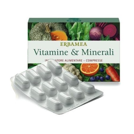 Erbamea Vitamine & Minerali 24 Compresse Erbamea Vitamine & Minerali 24 Compresse