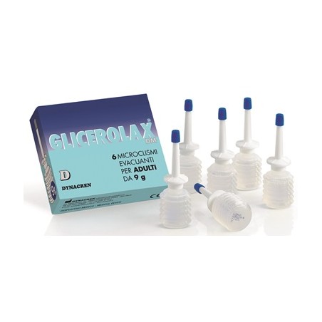 Dynacren Glicerolax Adulti Microclismi Evacuanti 6 Pezzi X 9 G Contiene Amido Di Riso Dynacren Glicerolax Adulti Microclismi Evacuanti 6 Pezzi X 9 G Contiene Amido Di Riso