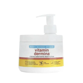 Istituto Ganassini Vitamindermina Crema Idratante Restitutiva Dispenser 400 Ml