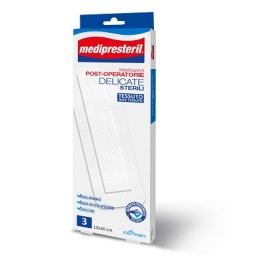 Corman Medicazione Post Operatoria Medipreseteril Delicata Tnt 10x30cm 3 Pezzi
