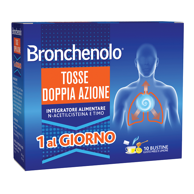 Perrigo Bronchenolo Tosse Doppia Azione 10 Bustine
