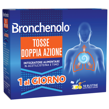 Perrigo Bronchenolo Tosse Doppia Azione 10 Bustine