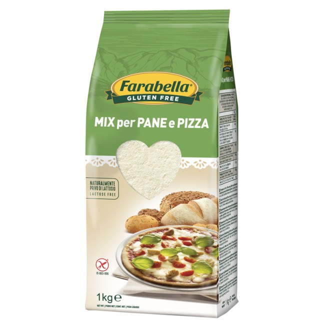 Bioalimenta Farabella Farina Preparato Pane/pizza 1 Kg Bioalimenta Farabella Farina Preparato Pane/pizza 1 Kg