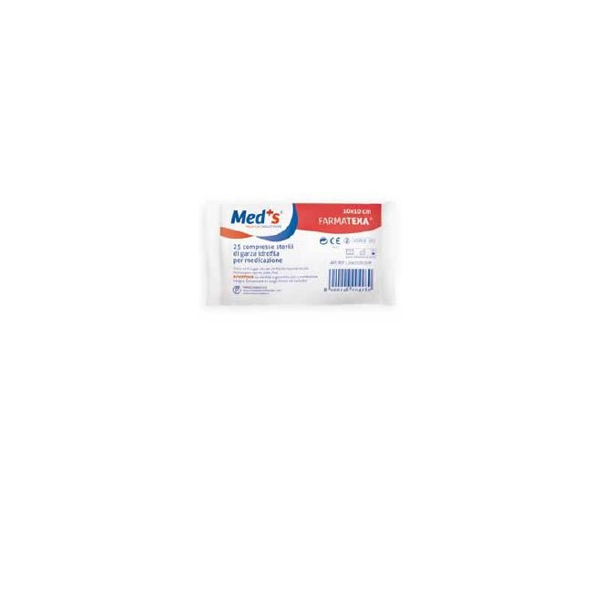 Farmac-zabban Garza Compressa Idrofila Meds Farmatexa 12/8 10x10cm 25 Pezzi Farmac-zabban Garza Compressa Idrofila Meds Farmatexa 12/8 10x10cm 25 Pezzi