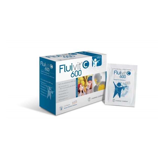 Farmac-zabban Fluivit C 600 14 Bustine