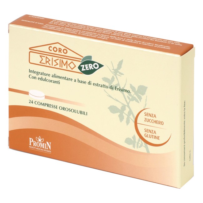 Promin Coro Erisimo Zero 24 Compresse Orosolubili Promin Coro Erisimo Zero 24 Compresse Orosolubili
