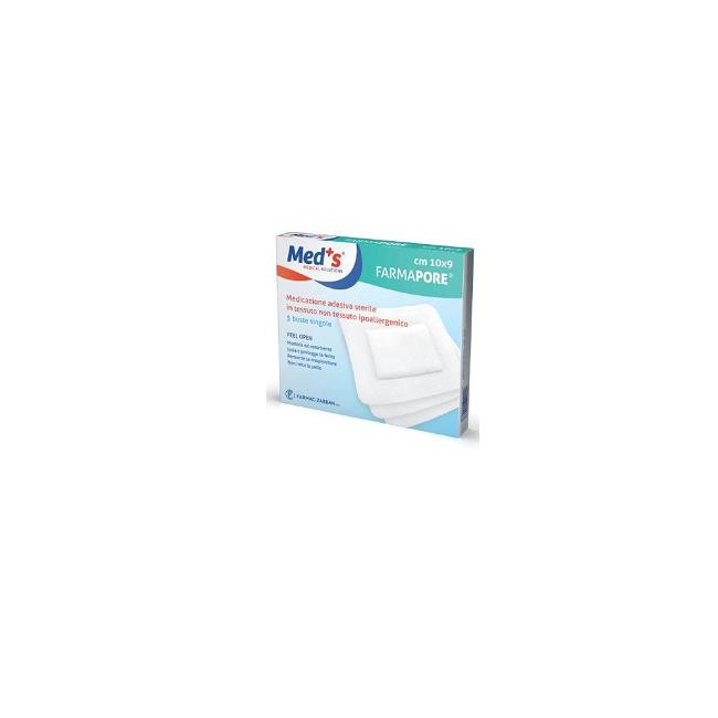 Farmac-zabban Medicazione Adesiva Meds 10x12 Cm 5 Pezzi Farmac-zabban Medicazione Adesiva Meds 10x12 Cm 5 Pezzi