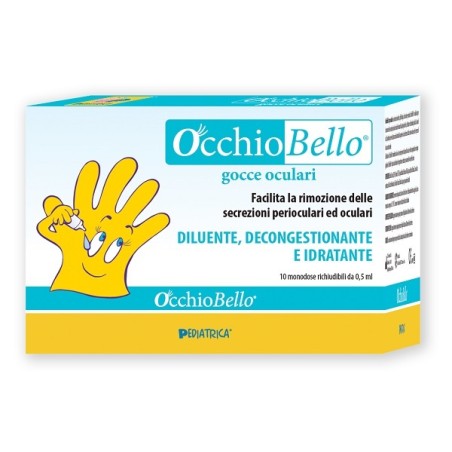 Pediatrica Occhiobello Gocce Oculari 10 Flaconcini Monodose Richiudibili Da 0,5 Ml Pediatrica Occhiobello Gocce Oculari 10 Flaconcini Monodose Richiudibili Da 0,5 Ml