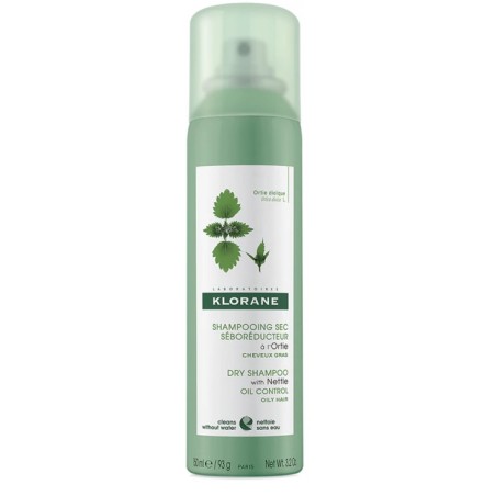 Klorane shampoo secco seboriduttore all'ortica 150 ml Klorane shampoo secco seboriduttore all'ortica 150 ml
