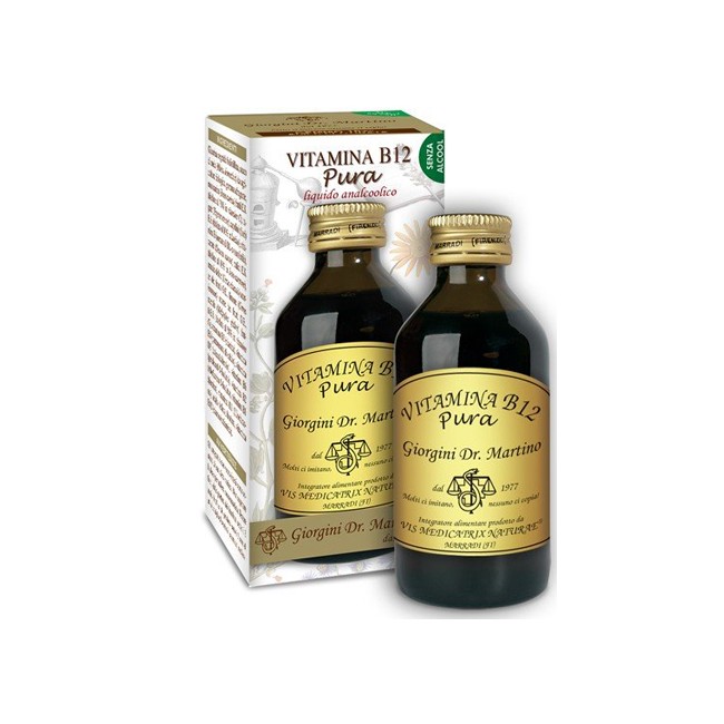 Dr. Giorgini Vitamina B12 Pura 100 Ml Liquido Analcolico Dr. Giorgini Vitamina B12 Pura 100 Ml Liquido Analcolico