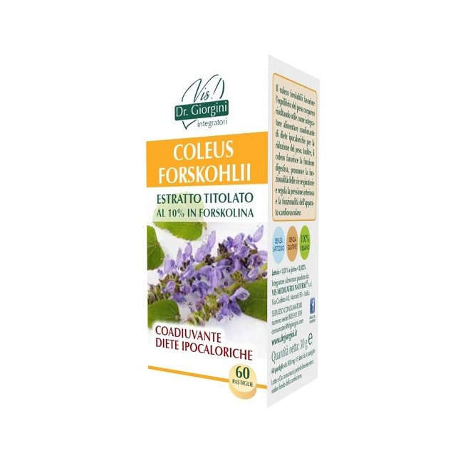 Dr. Giorgini Coleus Forskohlii Estratto Titolato 60 Pastiglie