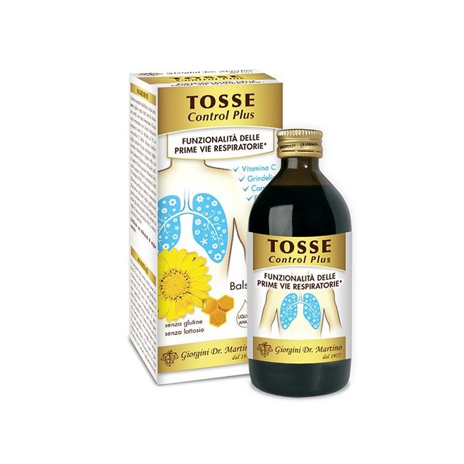 Dr. Giorgini Tosse Control Plus 200 Ml Liquido Analcolico Dr. Giorgini Tosse Control Plus 200 Ml Liquido Analcolico