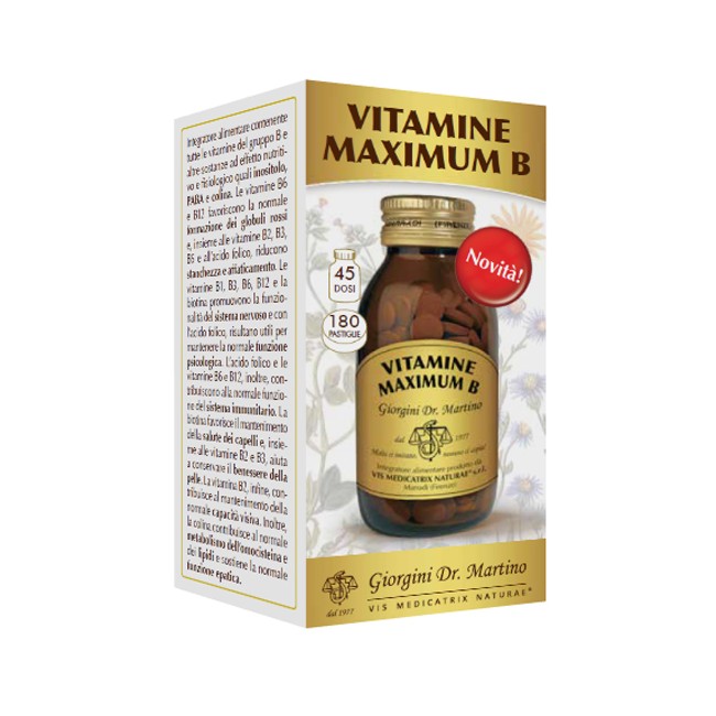 Dr. Giorgini Vitamine Maximum B 180 Pastiglie