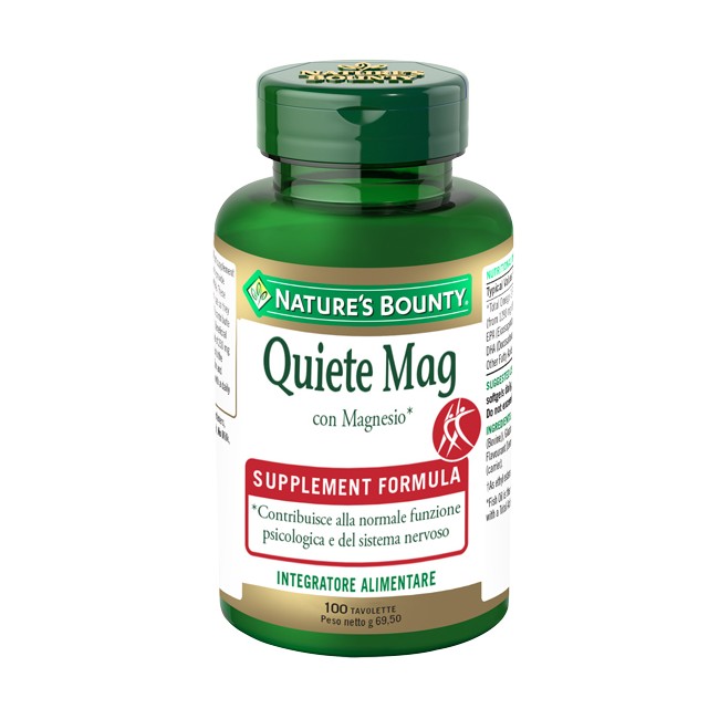 Nature' S Bounty Quiete Mag 100 Tavolette Nature' S Bounty Quiete Mag 100 Tavolette
